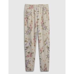 GAP + Loveshackfancy Floral Cream Track Joggers